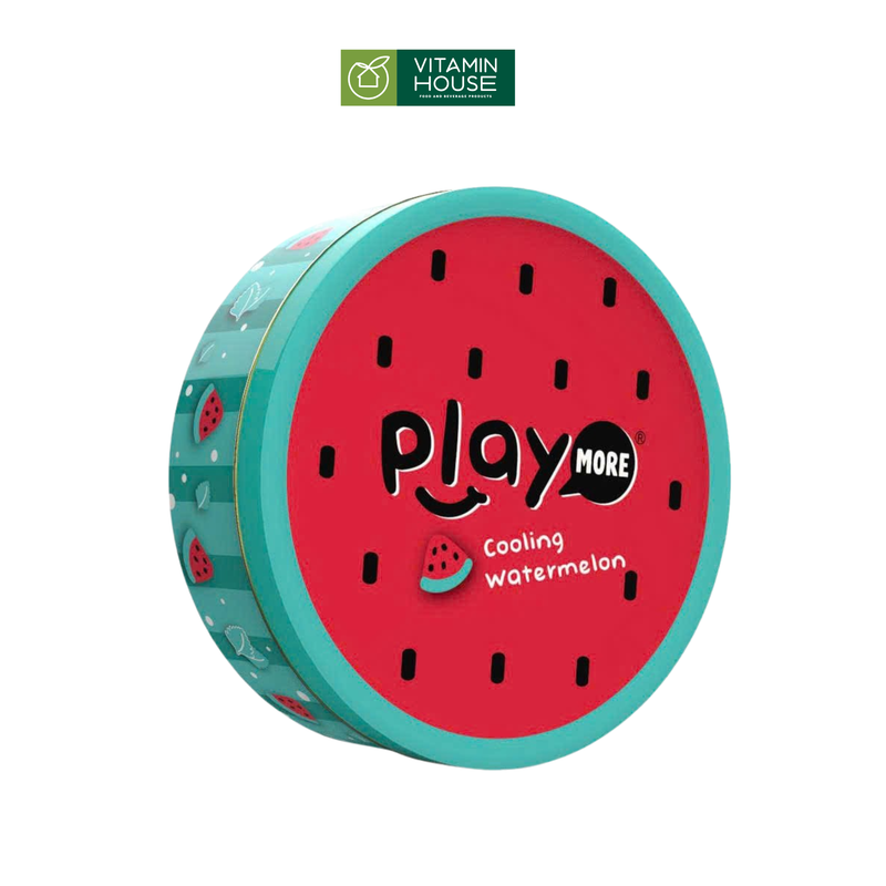 Hộp Kẹo The Không Đường Hương Dưa Hấu/Cookie Dâu Playmore 40G