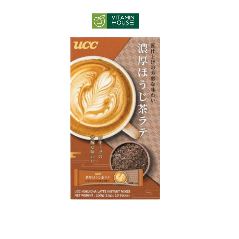 Bột Trà Xanh Matcha/Trà Rang Hojicha Latte UCC Nhật Hộp 150g