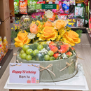 Giỏ Quà Trái Cây & Hoa Tươi Chúc Mừng Sinh Nhật