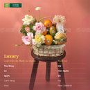 Giỏ Quà Trái Cây - Lê, Kiwi, Cam, Hoa Tươi Tặng Sinh Nhật Và Các Dịp Chúc Mừng