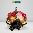 Giỏ Quà Trái Cây Táo Lê Nhâp Khẩu Đi Đám Tang