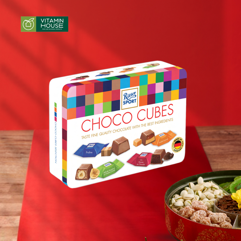 Sô-cô-la viên hỗn hợp Cubes Ritter Sport hộp 160g