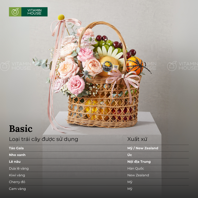 Giỏ Quà Trái Cây Nhập Khẩu & Hoa Tươi Tặng Bác Sĩ