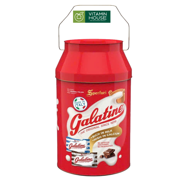 Xô Kẹo Sữa Và Sô Cô La/Dâu Galatine 150G