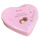 Socola Beryls Milk Chocolate Hộp Trái Tim 80g - Đỏ/Hồng