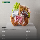 Giỏ Quà Trái Cây Nho Mẫu Đơn Nhập Khẩu Tặng Vợ Chồng