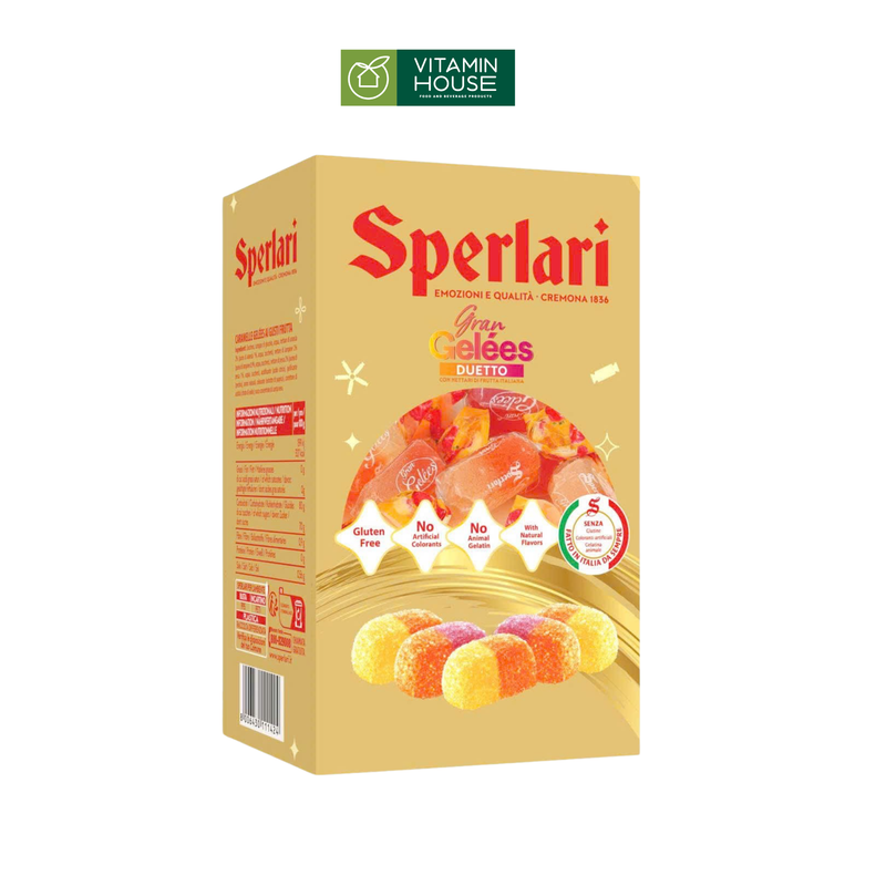 Kẹo thạch vị trái cây kết hợp Gelées Sperlari hộp 150g