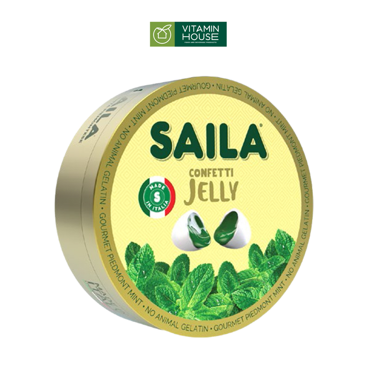 Hộp Kẹo Ngậm Nhân Thạch Vị Bạc Hà Saila 75G