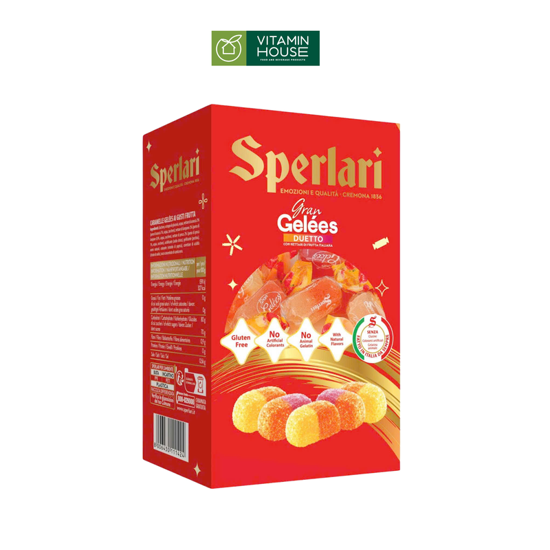 Kẹo thạch vị trái cây kết hợp Gelées Sperlari hộp 150g
