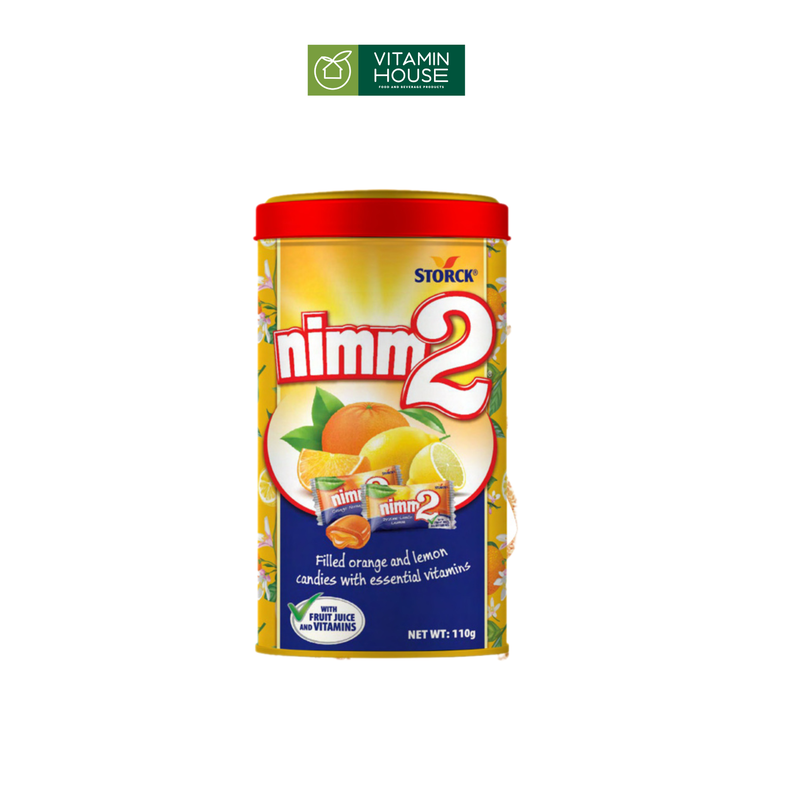Hộp quà Thực phẩm bổ sung kẹo trái cây nhân mềm Nimm2 110g