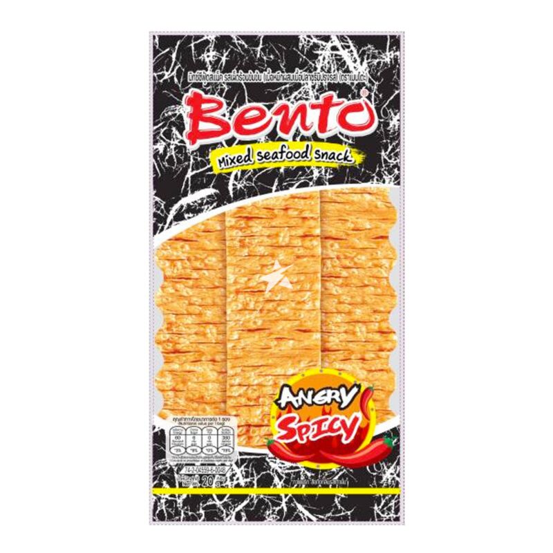 Gói Snack Mực Khô Tẩm Vị Bento Thái Lan Cay Đậm Vị
