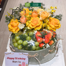 Giỏ Quà Trái Cây & Hoa Tươi Chúc Mừng Sinh Nhật