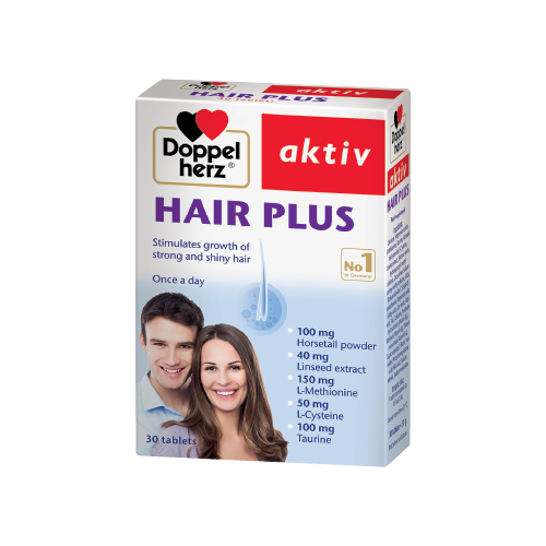 Viên Uống Hỗ Trợ Tóc Hair Plus Doppelherz Hộp 30 Viên