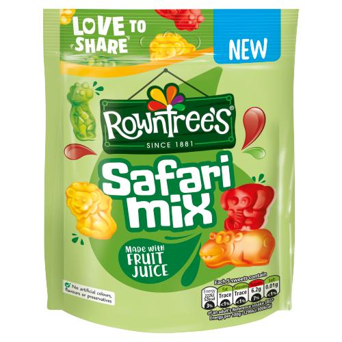 Kẹo Dẻo Rowntree Safari Mix Trái Cây Gói 150g