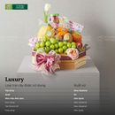 Giỏ Quà Trái Cây Nho Nhập Khẩu & Hoa Tươi Tặng Người Thân Yêu