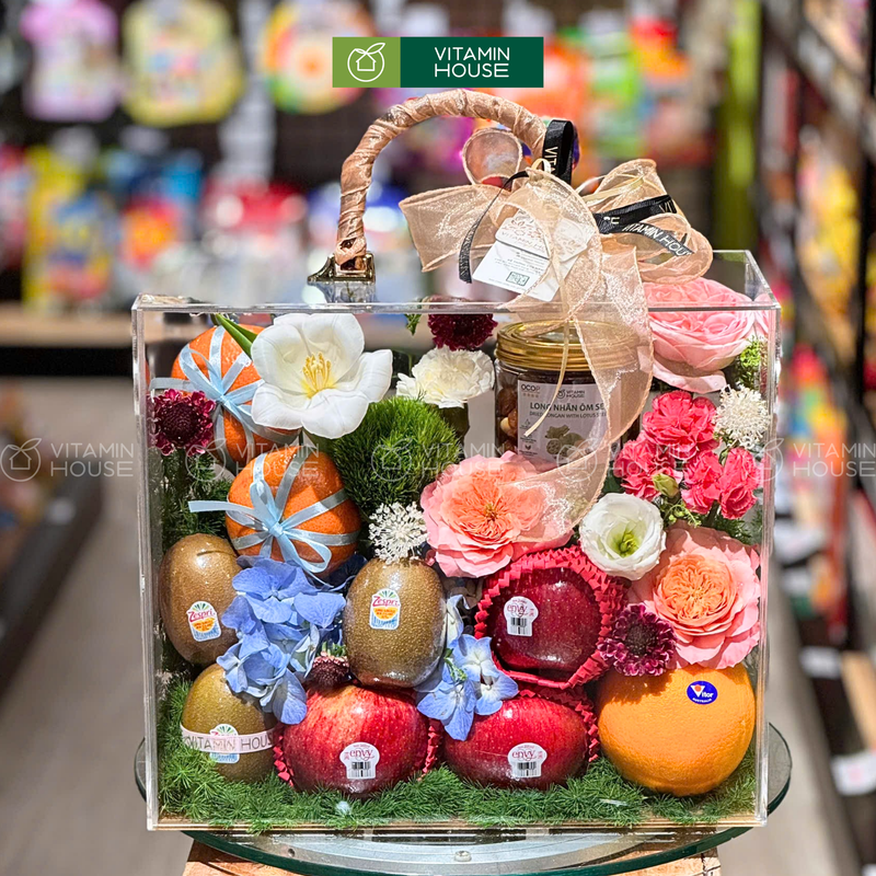 Giỏ Trái Cây Vali Chúc Mừng - Hương Vị Của Niềm Vui