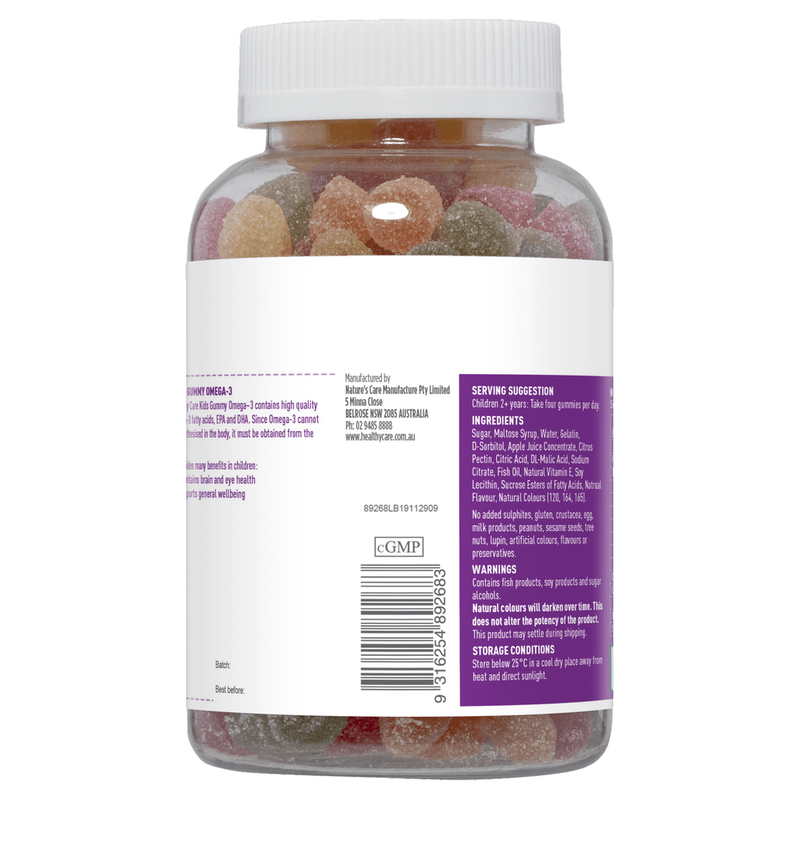Gummy Kid Omega-3 Healthy Care 250v