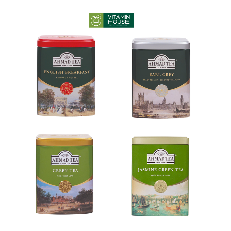 Trà Lá Nhiều Vị Cao Cấp Ahmad Tea Hộp Thiếc 100g