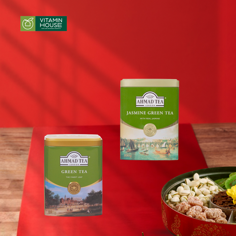 Trà Lá Nhiều Vị Cao Cấp Ahmad Tea Hộp Thiếc 100g