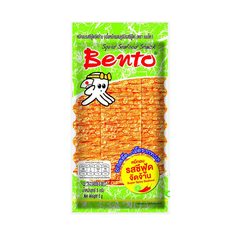 Gói Snack Mực Khô Tẩm Vị Bento Thái Lan Cay Đậm Vị