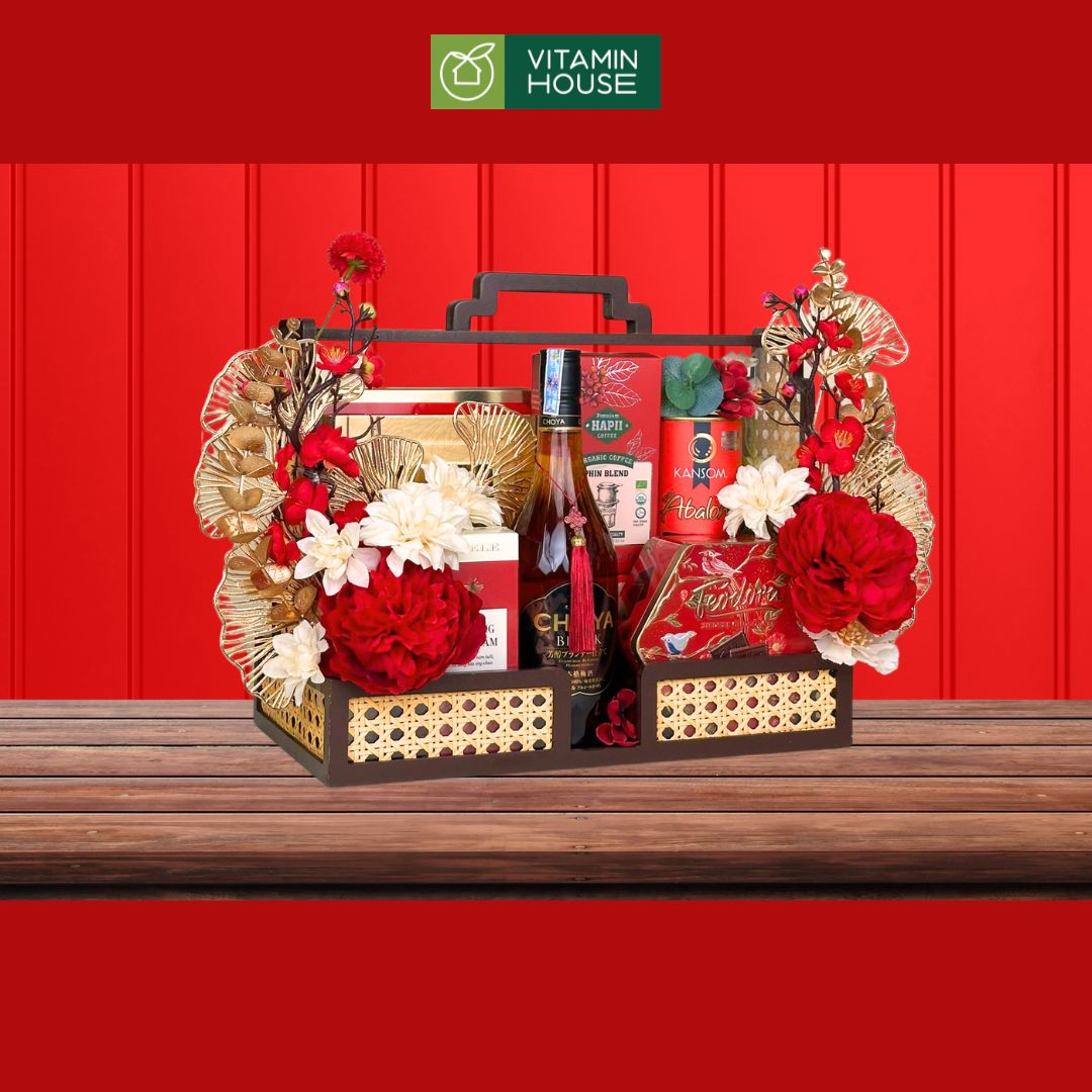 Giỏ Quà Tết Hamper Finest 2 - Bánh Kẹo Cao Cấp Dành Cho Đối Tác, Doanh Nghiệp