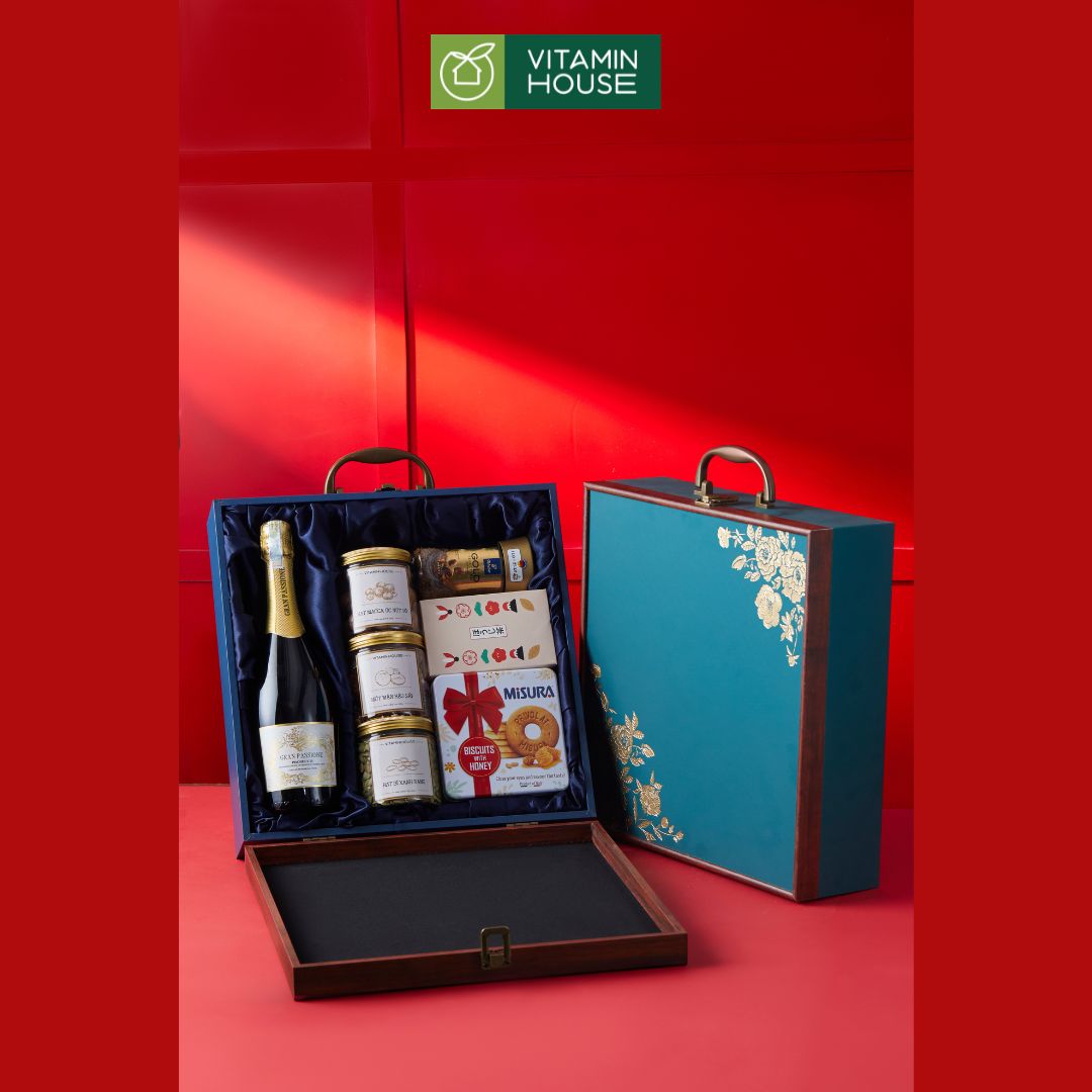 Hộp Quà Tết, Hộp Quà Rượu Tết 2 - Quà Tết Cao Cấp Dành Tặng Đồng Nghiệp