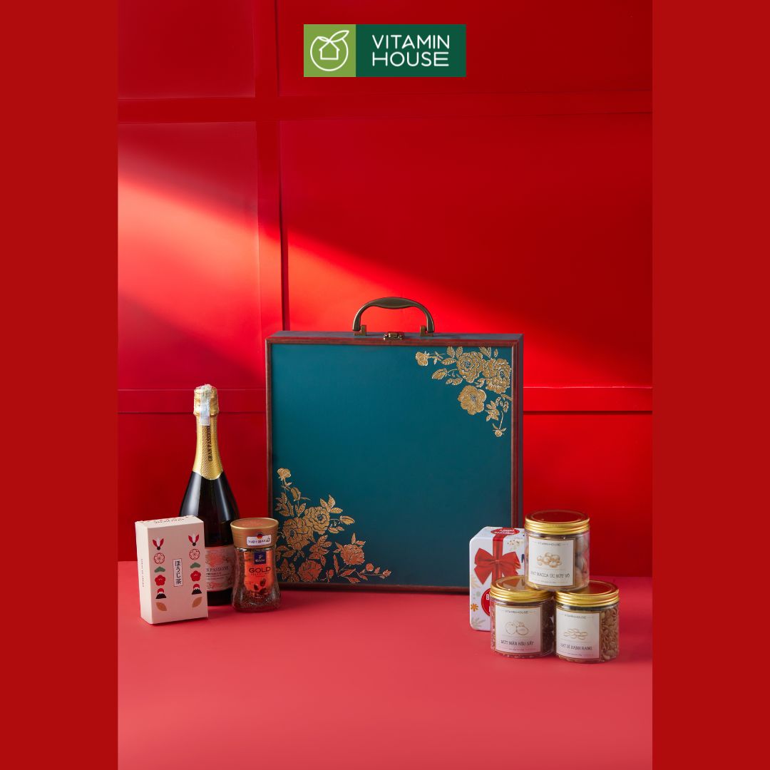 Hộp Quà Tết, Hộp Quà Rượu Tết 2 - Quà Tết Cao Cấp Dành Tặng Đồng Nghiệp