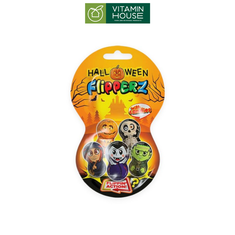 Kẹo Đồ Chơi Flipperzs Halloween Relkon 10g