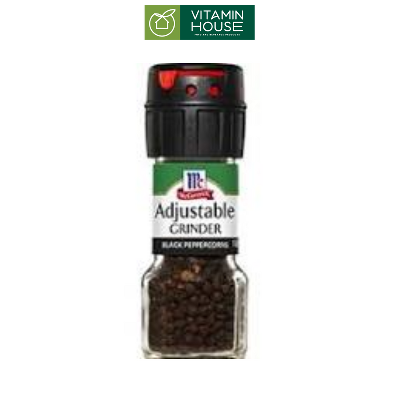 Tiêu hạt đen có nắp xay McCormick 35g