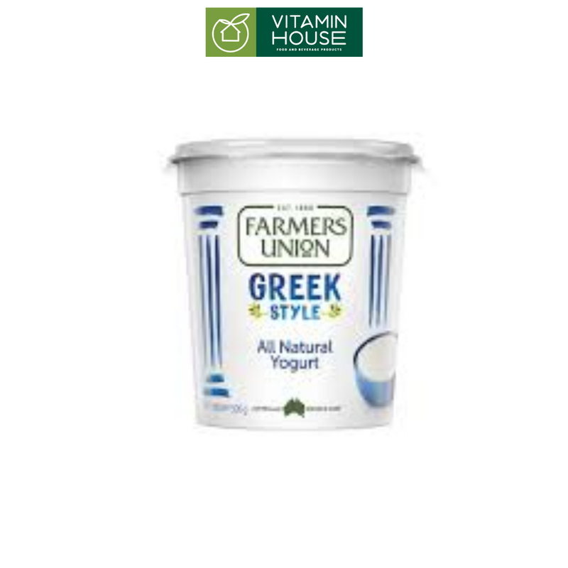 Sữa Chua Hy Lạp Greek Farmers Union Úc Hộp 500g