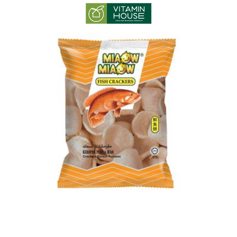 Snack Bánh Phồng Vị Cá Miaow Miaow Gói 60g