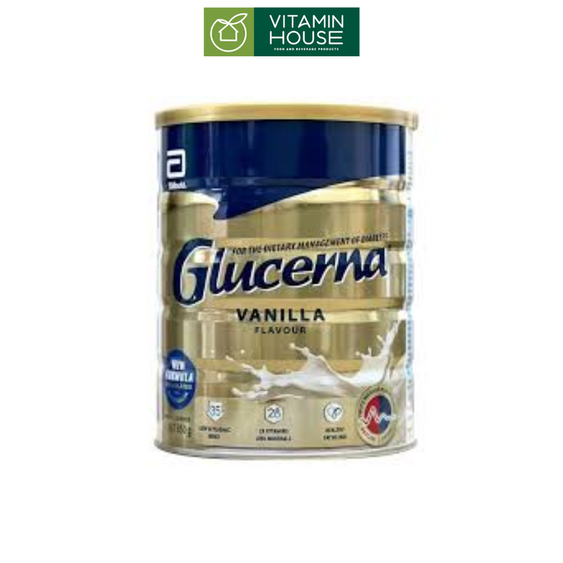 Sữa Bột Hương Vanilla Glucerna Úc Hộp 850g