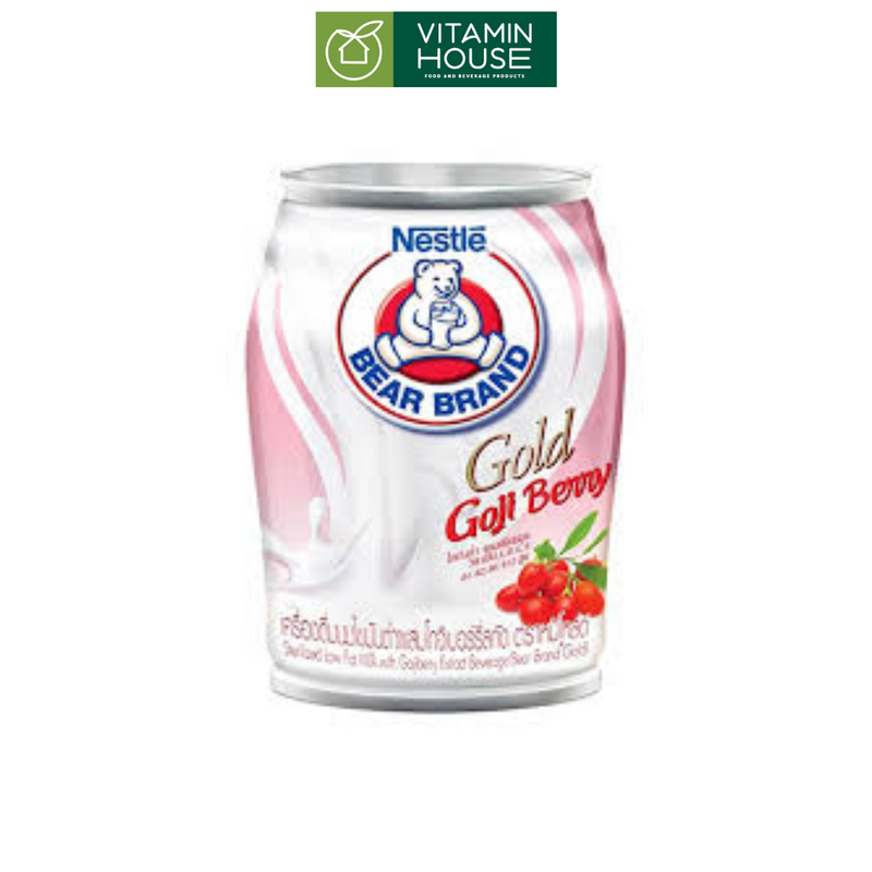 Sữa Gold Vị Goji Berry Nestle Thái Lon 140ml (Hồng)