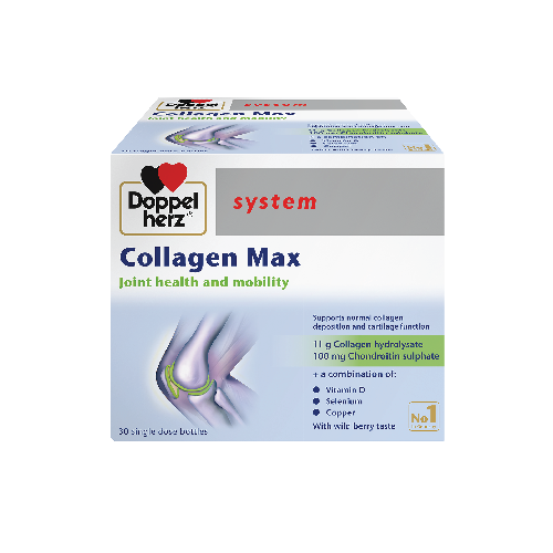 Nước Hỗ Trợ Sụn Khớp Collagen Max Doppelherz  Hộp 30 Ống