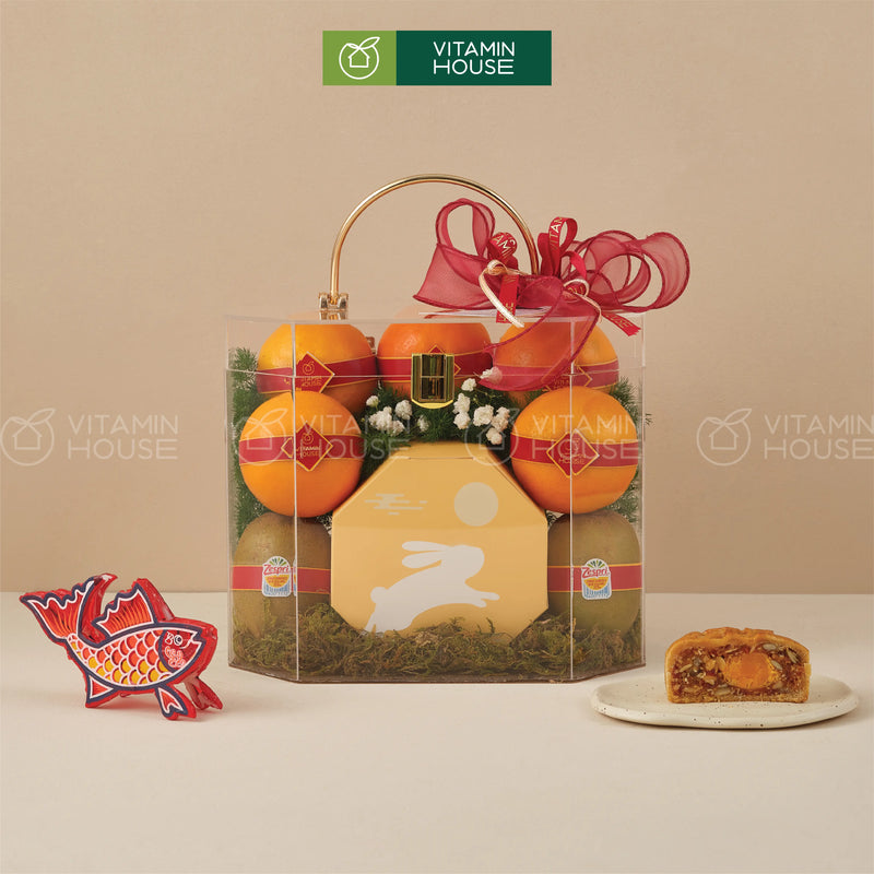 Hộp Quà Bánh Trung Thu Trái Cây Sang Trọng Fusion Moon 1