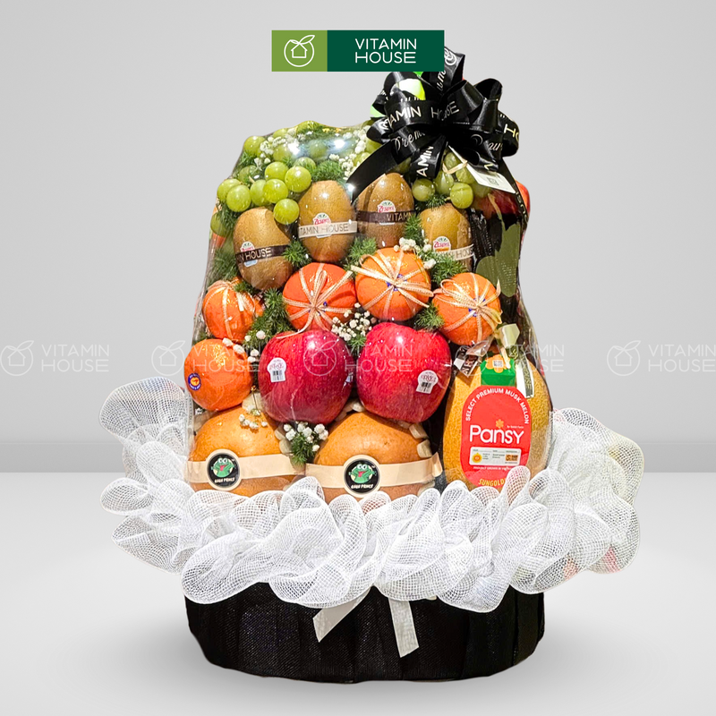 Giỏ Trái Cây Kính Viếng - Gửi Gắm Lời Chia Buồn Sâu Sắc 🍏