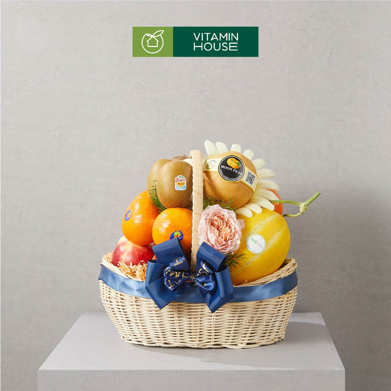 Giỏ Quà Trái Cây Nhập Khẩu & Hoa Tươi Đi Thăm Người Bệnh