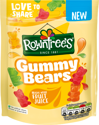 Kẹo Dẻo Rowntree Trái Cây Gói 150g 4 Vị