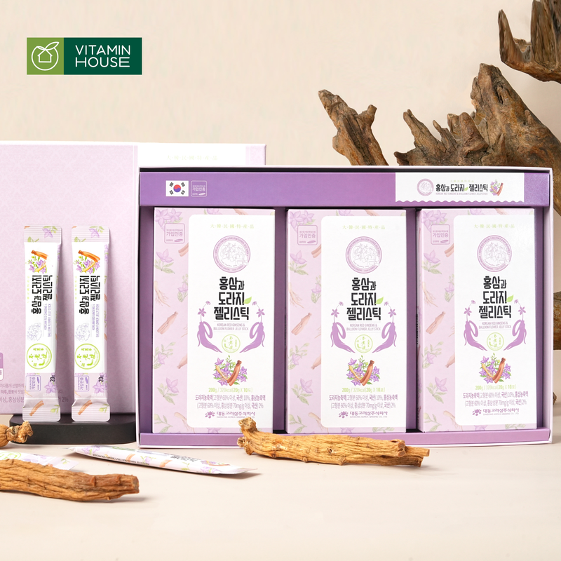 Hồng sâm hoa chuông dạng thạch Daedong HQ 20g* 30 gói