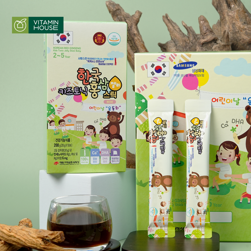 Hồng sâm trẻ em 2-5 tuổi Jelly  DKG
