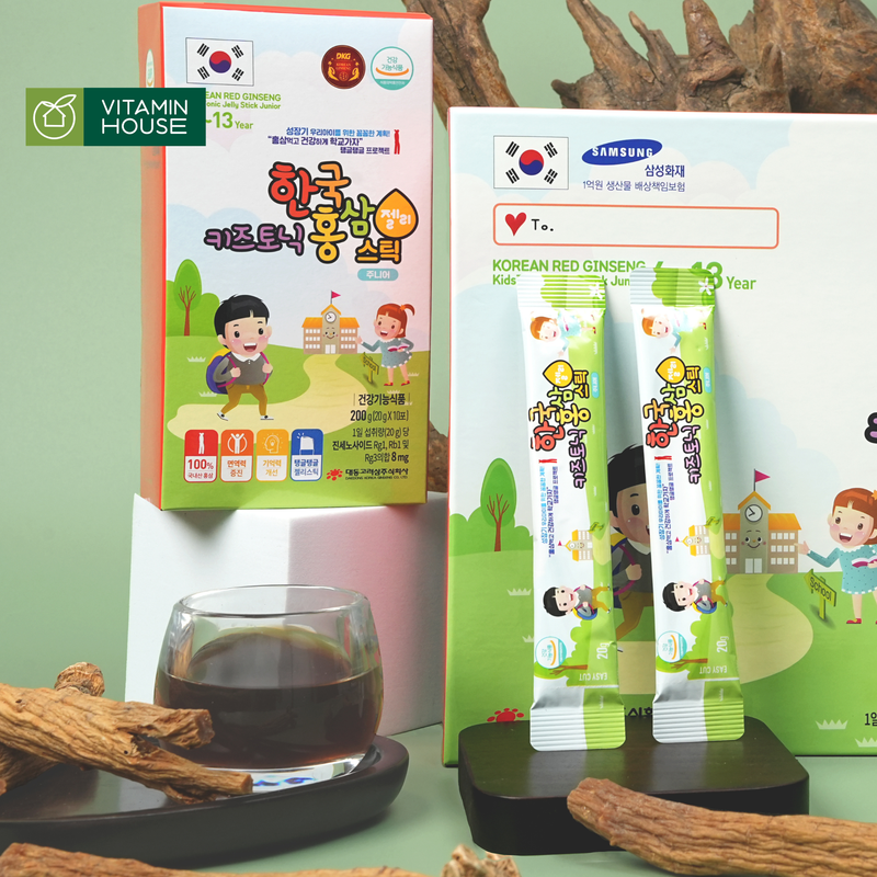 Hồng sâm trẻ em 6-13 tuổi Jelly  DKG