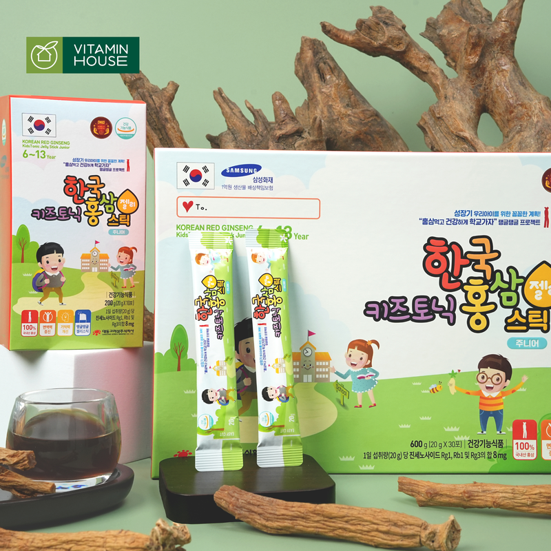 Hồng sâm trẻ em 6-13 tuổi Jelly  DKG