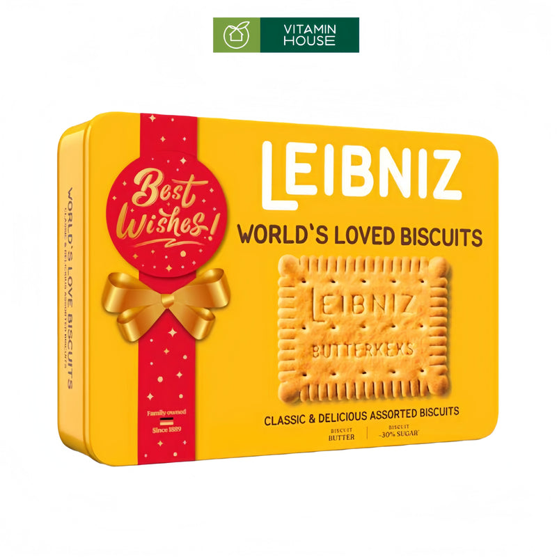 Hộp Bánh Leibniz World’S Love Biscuits 600G