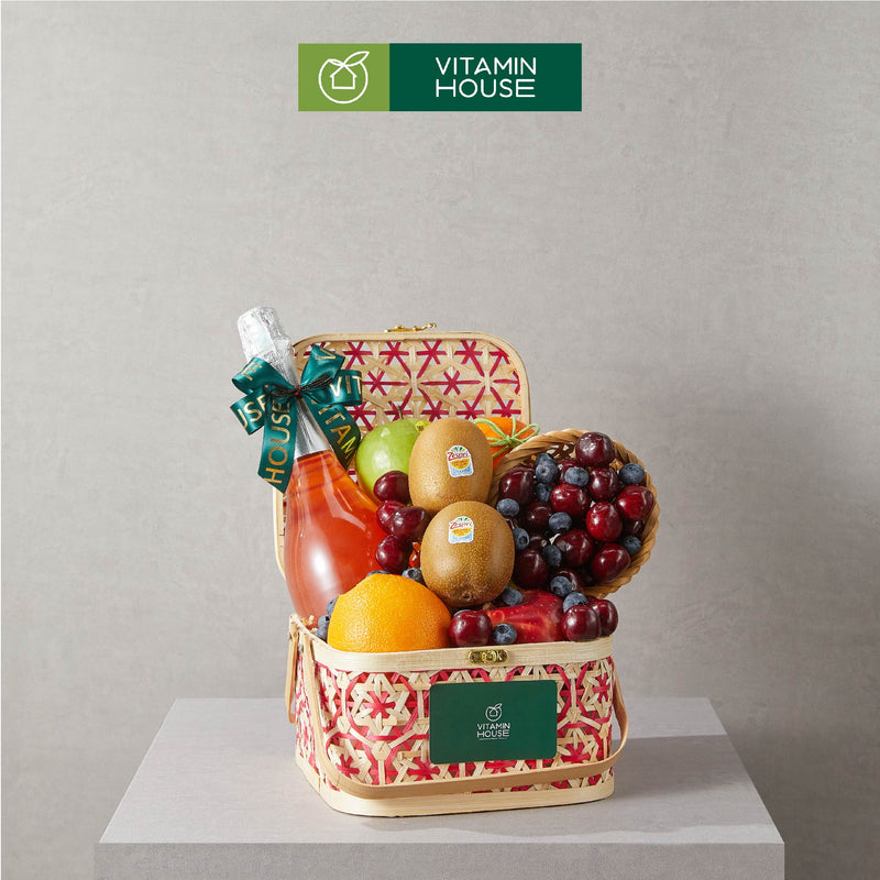 Hộp Quà Trái Cây Cherry ,Việt Quất Nhập Khẩu Tặng Đồng Nghiệp