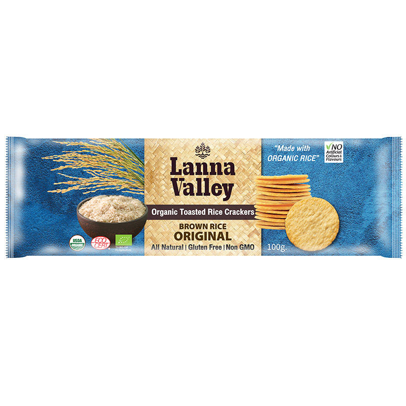 Bánh Gạo Organic Lanna Valley Thái Gói 100g