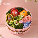 Hộp quà trái cây Bloom & Berry 25 - Nho Xanh, Táo envy, Cam Vàng Tặng Vợ Yêu