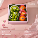 Hộp quà trái cây Bloom & Berry 05 - Quýt, Nho Mẫu Đơn Món Quà Thăm Bệnh Ý Nghĩa