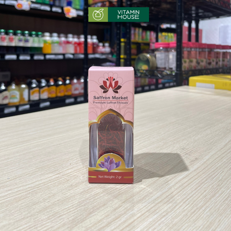 Nhụy Hoa Nghệ Tây Super Negin Saffron Market Úc Hộp 2g