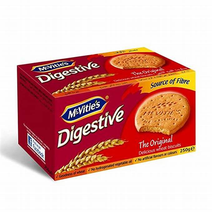 Hộp Bánh Quy McVitie's Digestive Light Anh 250g