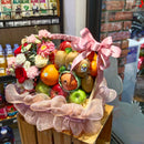 Giỏ Quà Trái Cây Lựu Ấn Độ Nhập Khẩu  & Hoa Tặng Bác Sĩ